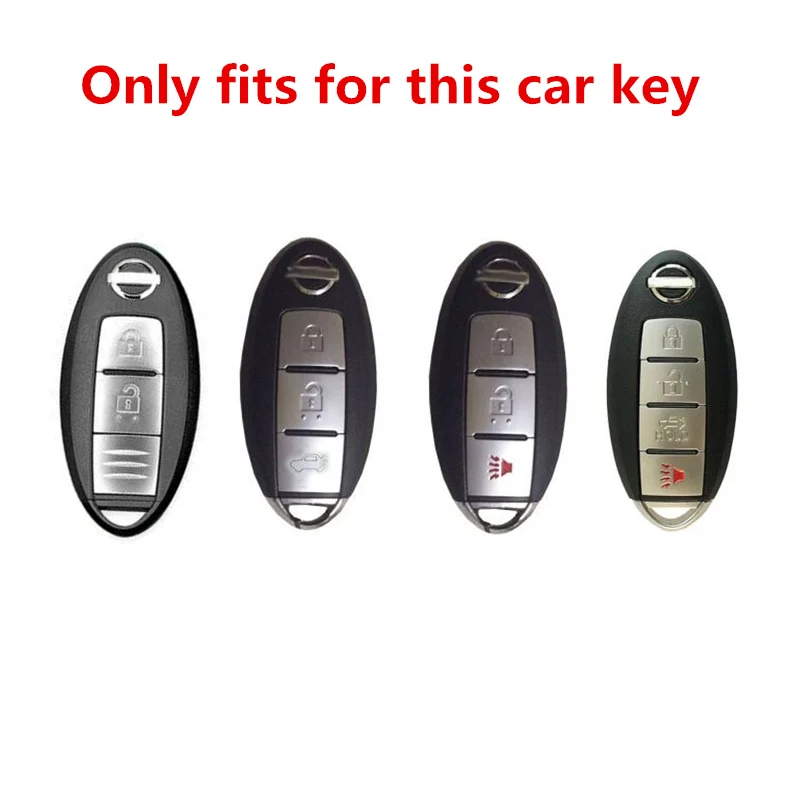 ТПУ чехол для ключей автомобиля fob для Nissan Qashqai J10 J11 X-Trail t31 t32 kicks Tiida Pathfinder муранское Примечание Juke 3/4 кнопки