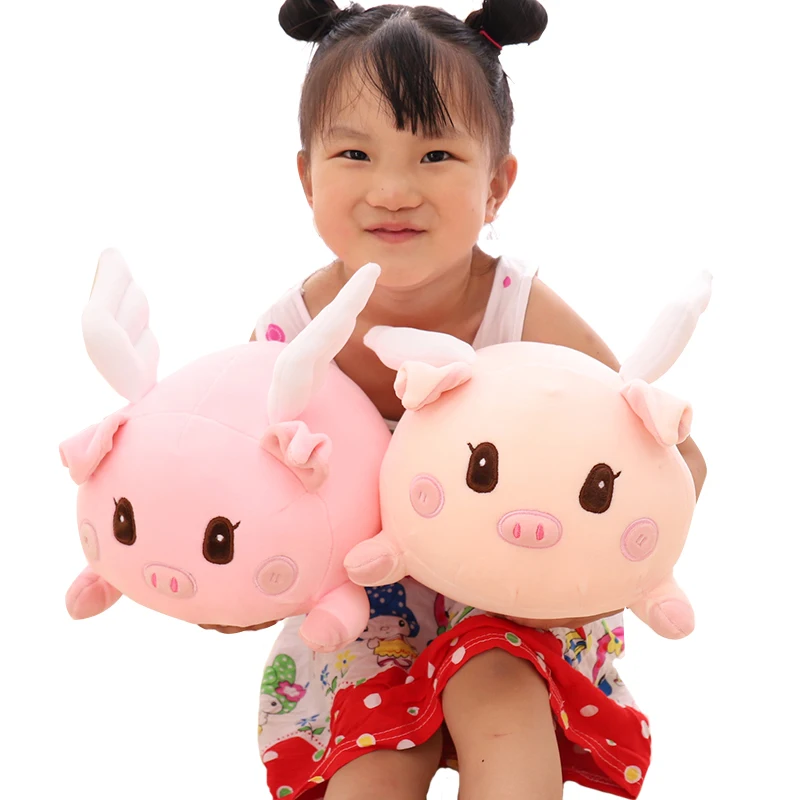 stuffed pig with wings