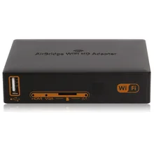 Новое поступление HDMI/VGA/USB Airbridge WiFi HD адаптер ТВ приемник беспроводной HD мультимедийный адаптер HDMI переключатель поддерживает DLNA/Miracast