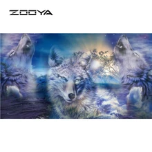 Алмазная картина ZOOYA, вышивка крестиком, животные, алмазная вышивка, картина, стразы, сделай сам, полная Алмазная мозаика, узор для хобби, BB1477