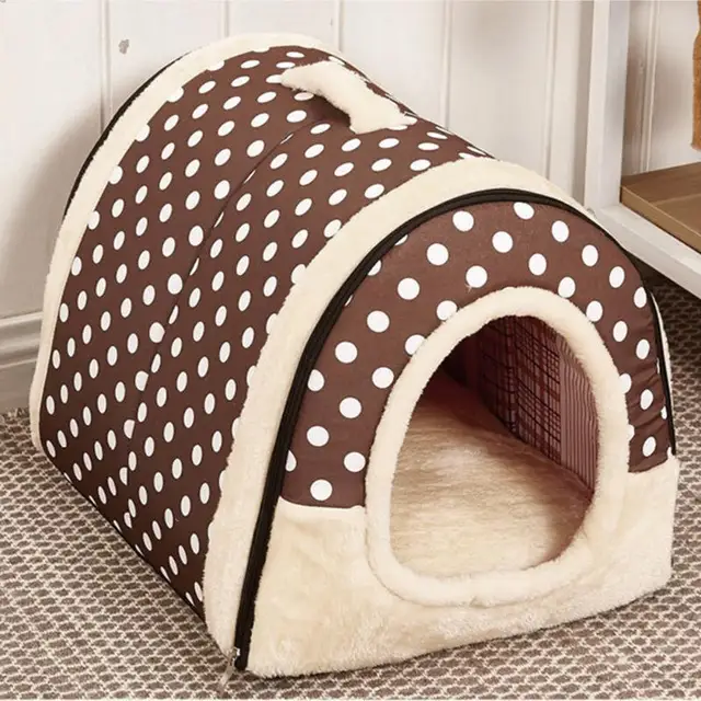 Dog House Nest With Mat Foldable Removable Dog Bed Cat Bed House For Small Medium Dogs Travel Pet Bed Bag