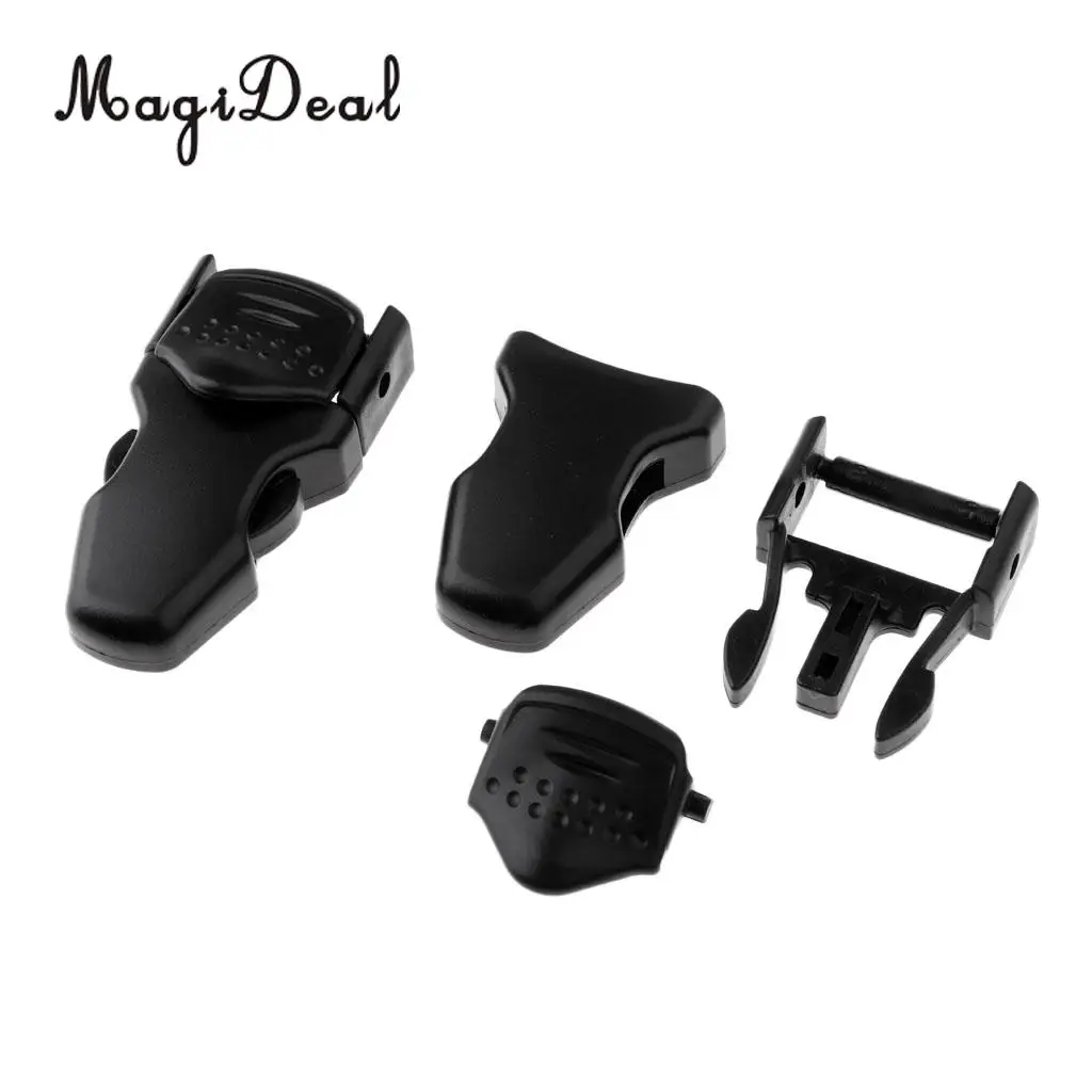 1 Pair Universal Dive Fin Strap Buckles For Underwater Scuba Diving Snorkel 