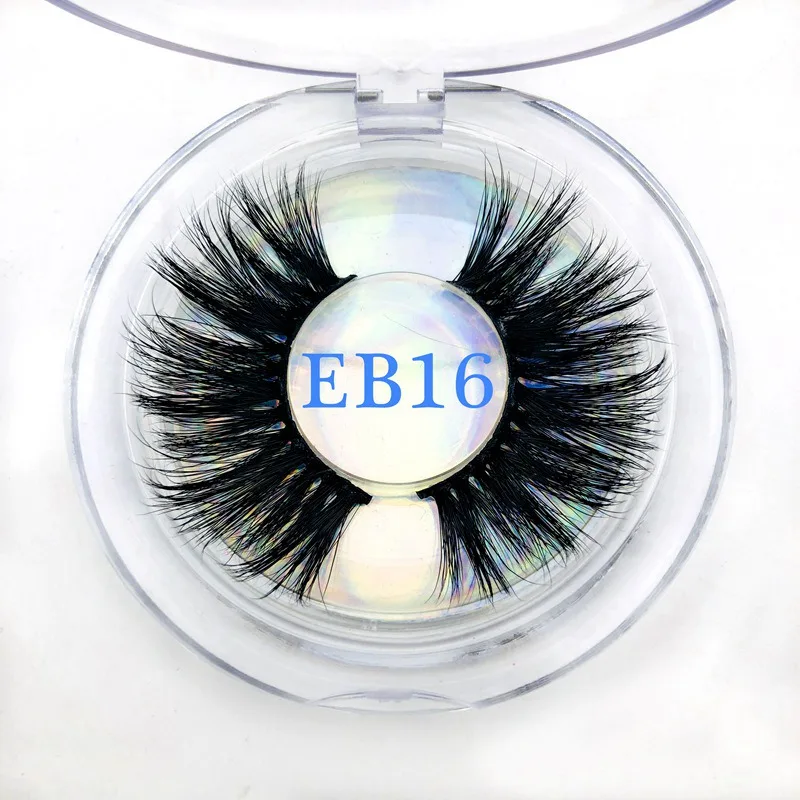 

Buzzme Real Mink false lashes 25mm 3D mink Eyelashes Criss-cross Strands Cruelty Free Volume Mink Lashes Dramatic Eye lashes