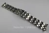 24mm T035627 T035614 New Watch Parts Male Solid Stainless steel bracelet strap Watch Bands For T035