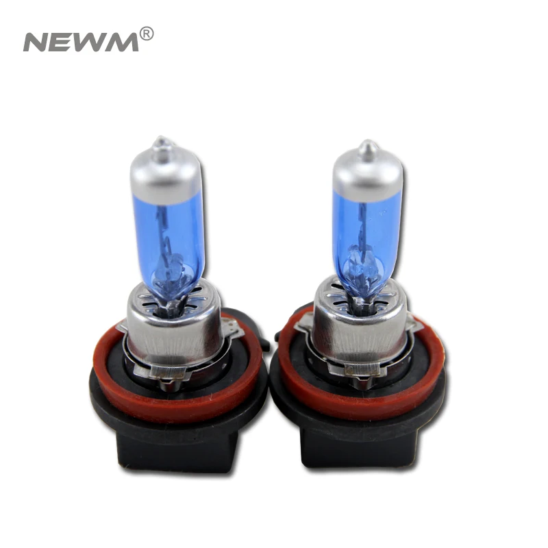 2PCS 12V H11 Halogen Lamps Car Halogen Bulbs dark blue Glass Super