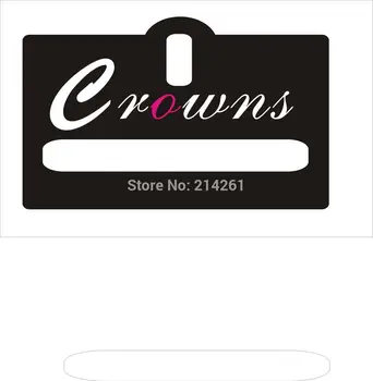 

Free shipping wallet hang card customized logo