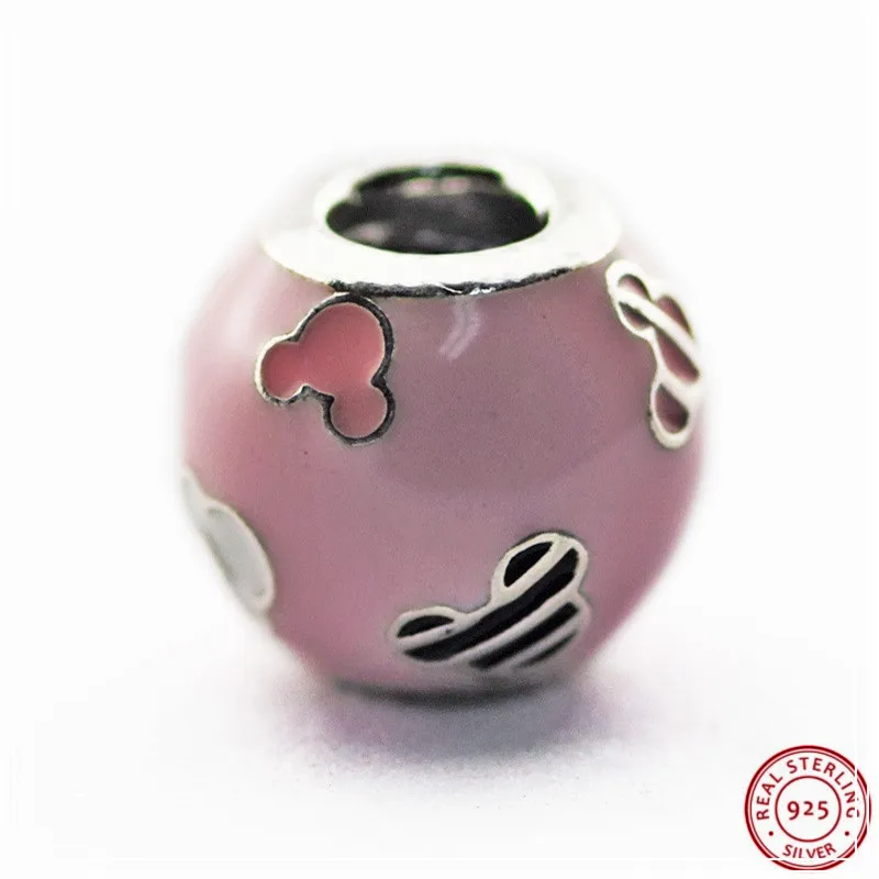 

Desney Multicolor Enamel Mikey Mice Icon Beads for Women Jewelry Making DIY Fit PANDORA Charms Silver 925 Original FL369