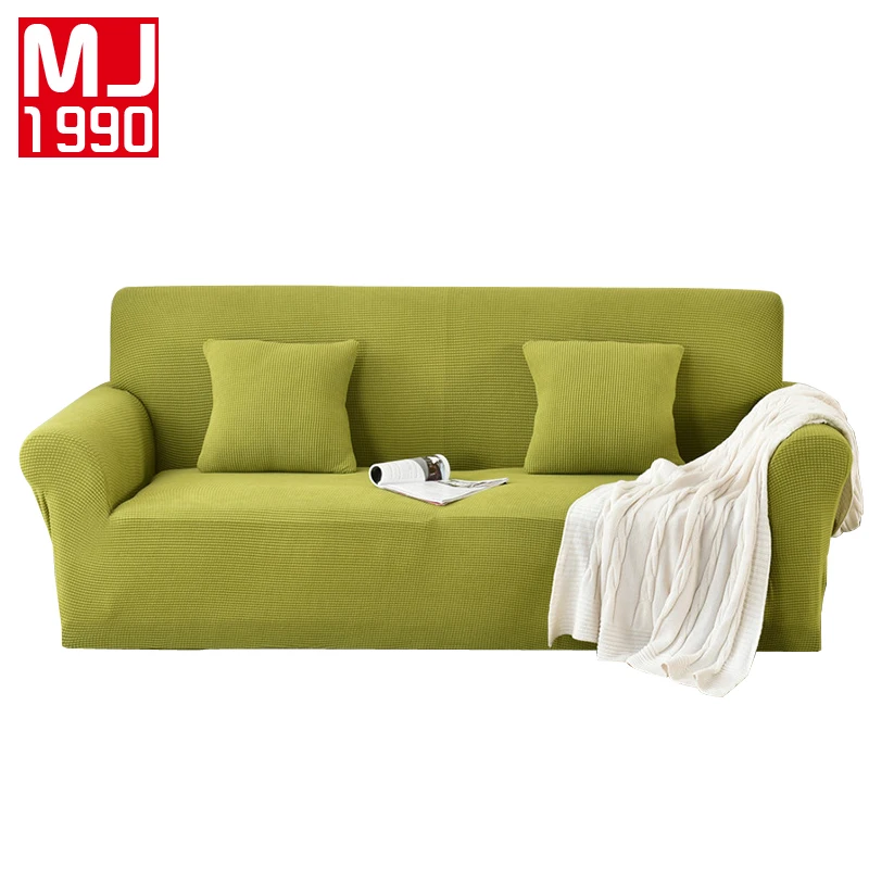 Flexible Stretch Sofa Cover Big Elasticity Solid Color Cover Solid Sofa Machine Washable