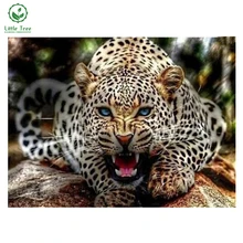 5D алмазная картина Полная площадь дрель украшение дома вышивка крестиком Мозаика ремесло могучие животные леопард