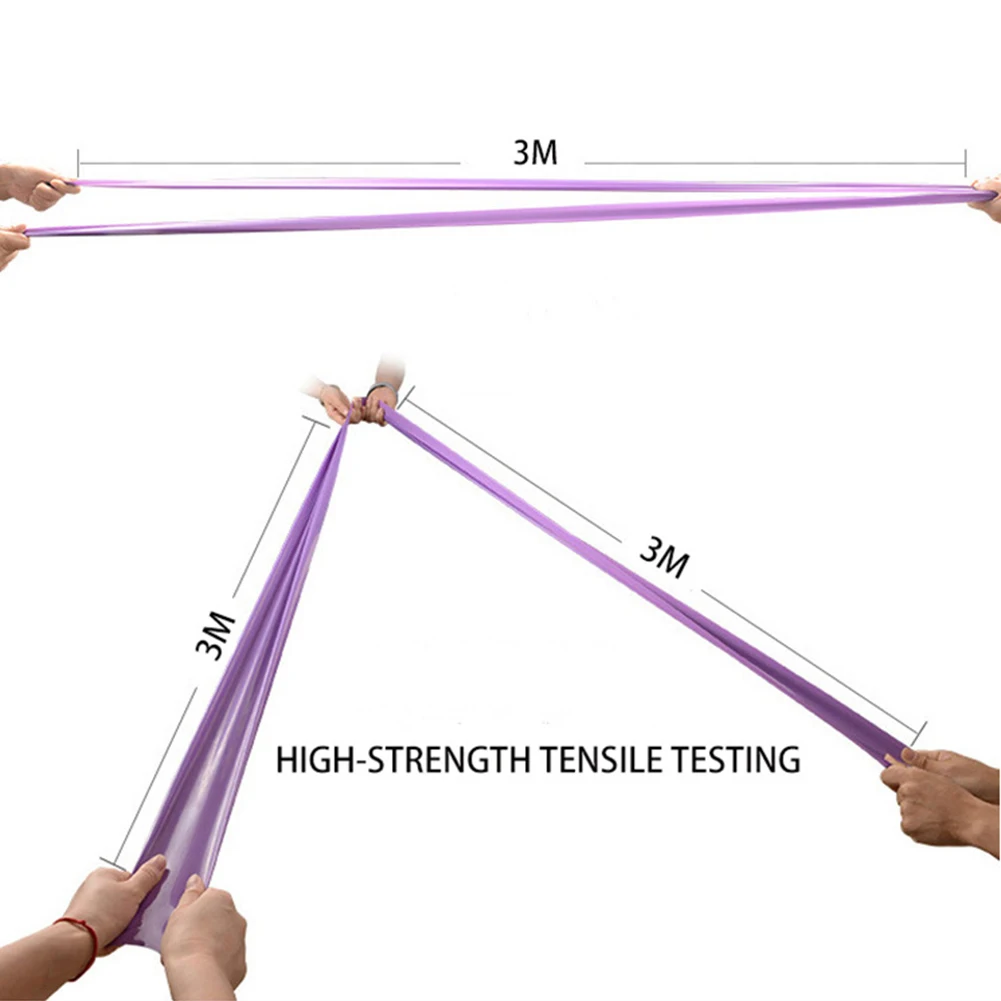 Латексная Йога Эластичный пояс-стрейч ремень натяжение Эспандеры тренировка тяги ремень 5 цветов