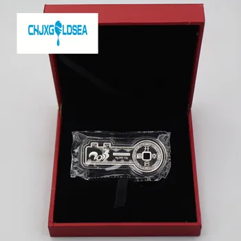 

10g 2017 Year of the Rooster pure 999 Silver Key medal "Open the happy Jinji satisfied"