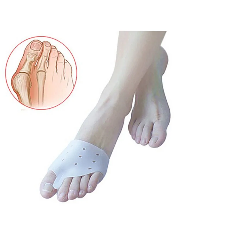 1 пара Sholl Hallux Valgus Bunion корректор разделитель пальцев Силиконовые ортопедические наборы Уход за ногами педикюрные инструменты корректор для ног