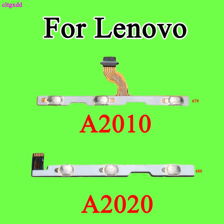 

cltgxdd Power Button Switch Volume Button Connector Mute On / Off Flex Cable For Lenovo A2010 A2580 A2860 Vibe C A2020 A2020a40