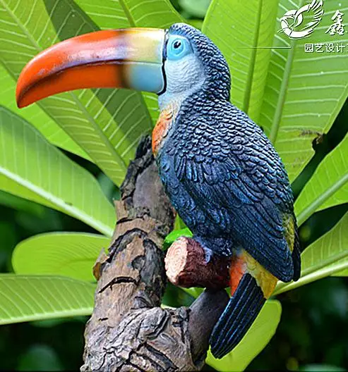 Toucan и parrot креативные предметы домашнего декора красивые птицы|home craft magazine|home theatre