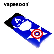 2000 шт. 18650 обертка батареи VapeSoon super hero наклейка на кожу батареи для электронной сигареты батареи e cig Человек-паук Капитан Америка