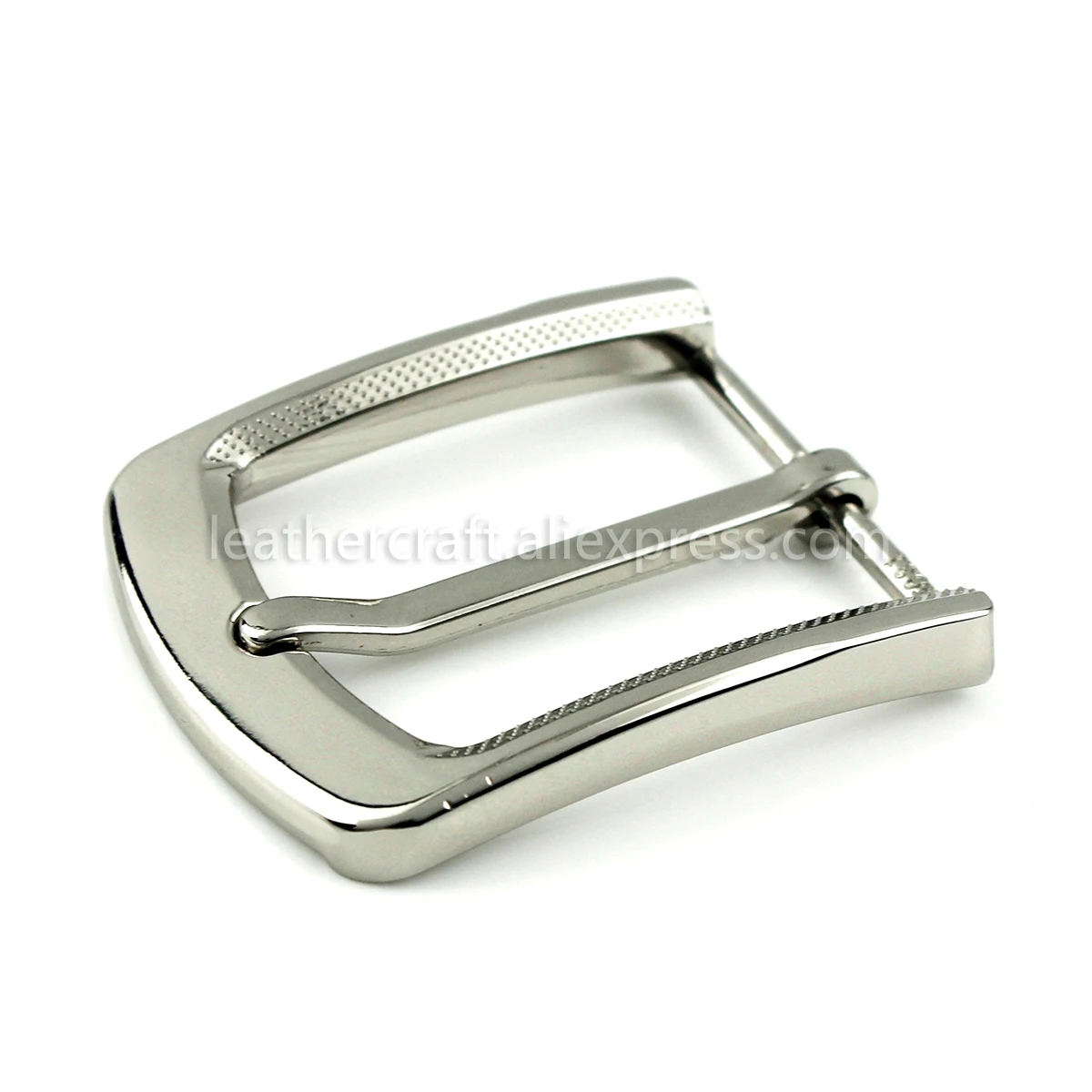 1pcs 35mm Metal Plating Belt Buckle Men End Bar Heel Bar Single Pin Belt Half Buckle Leather Craft Belt Strap for 32-34mm Belt