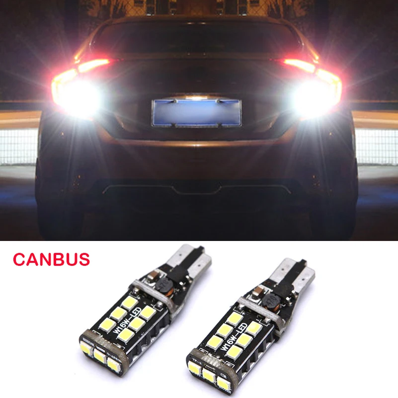 

2x Canbus 921 912 T10 T15 15 LED 2835 SMD Backup Lamp Reverse Light Bulb For Honda Accord Civic CR-Z Pilot 2013 2014 2015