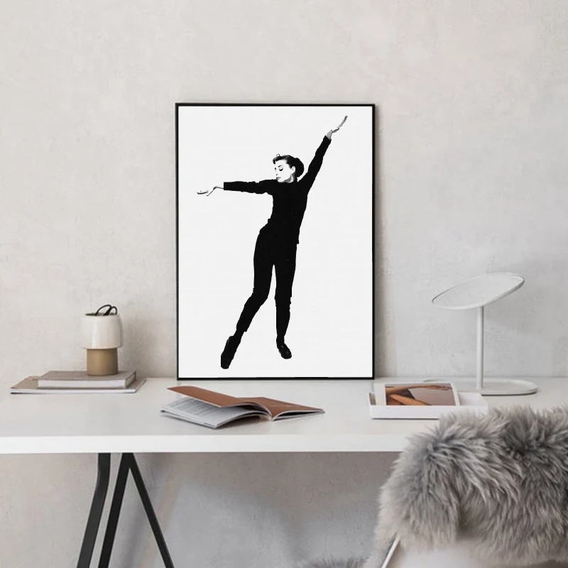 Audrey Hepburn Poster Wall Art Decor