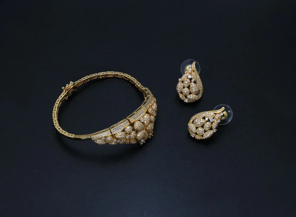gold 4pcs jewelry sets (5)