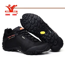 Hot Sell Hiking Boots Outdoor Sneakers Suede Mountain male black Climbing Camping font b Shoes b
