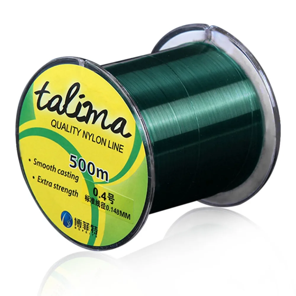 High Quality Nylon Fishing Line 500m Extra Strength Nylon Mainline Wear