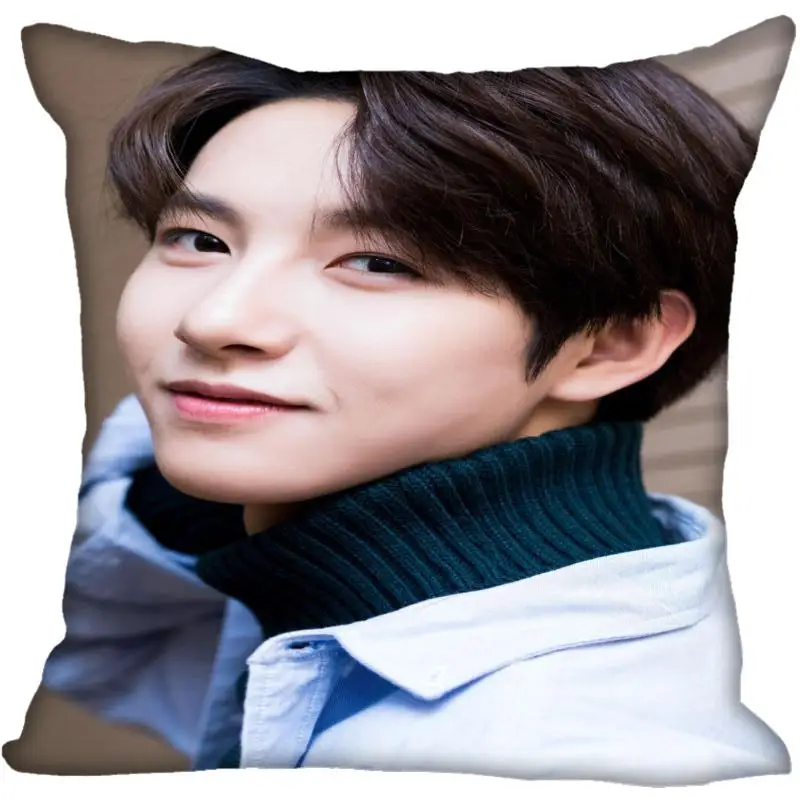 Корея Pop NCT RENJUN квадратные шелковые атласные наволочки с принтом 35x35 см 40x40 одной
