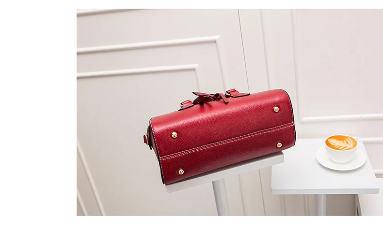 Women Pebbled Genuine Leather Handbag Women's Fashion Boston Shoulder bag Female Solid Tote Cowhide Crossbody Top-Handle Satchel (10)