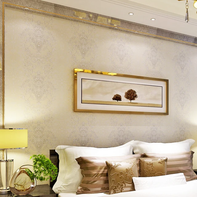 Aliexpress.com : Buy Hanmero Simple Design Soundproof Wallpaper Hanmero Simple design Soundproof Wallpaper Creamy White Color Removable PVC Vinyl Wallpaper Bedroom Decoration QZ0383 - Aliexpress.com : Buy Hanmero Simple Design Soundproof Wallpaper