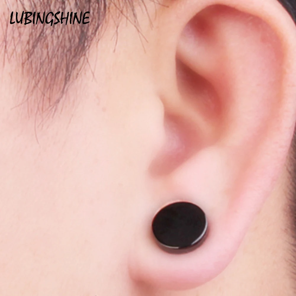 Магнитные серьги гвоздики для ушей 8 мм 1 шт.|e98|earring hoopearrings imitation |