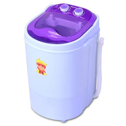 

Freeshipping 220w power Mini washer can wash 4.0kg clothes+ 2kg dryer single tub top loading wahser&dryer Semi automatic