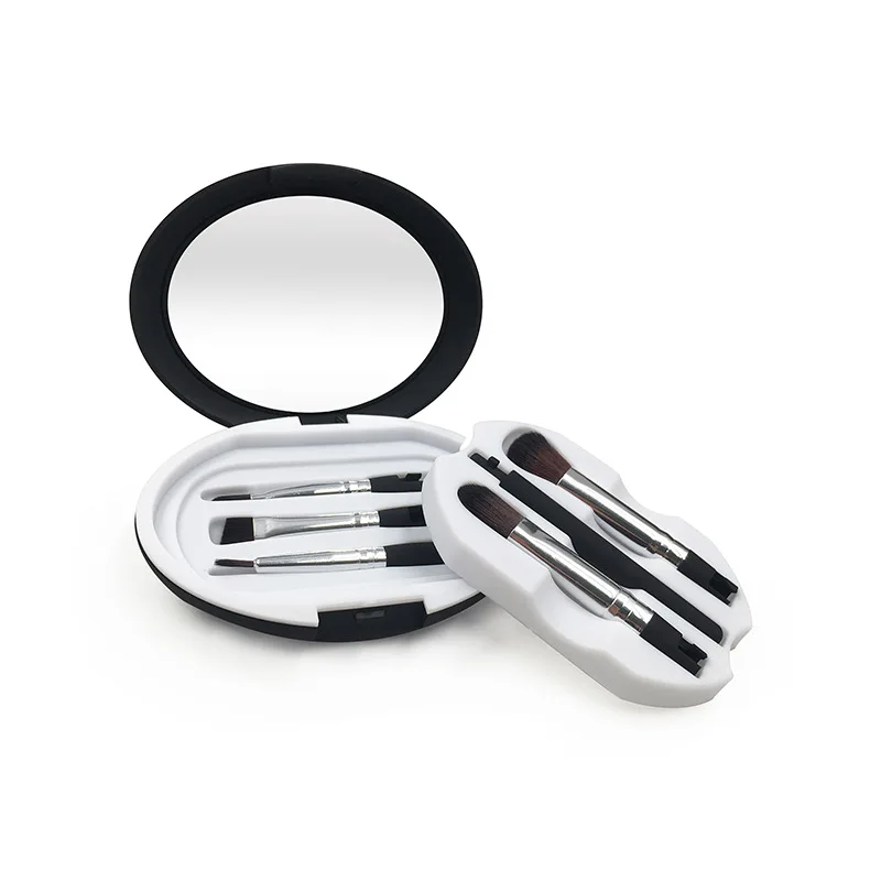 2018 New 5pc Makeup Brush Portable Mini Cosmetic Brush Foundation Concealer Eye Shadow Oval Egg Make up Brush With Mirror 2018 New 5pc Makeup Brush Portable Mini Cosmetic Brush Foundation Concealer Eye Shadow Oval Egg Make up Brush With Mirror
