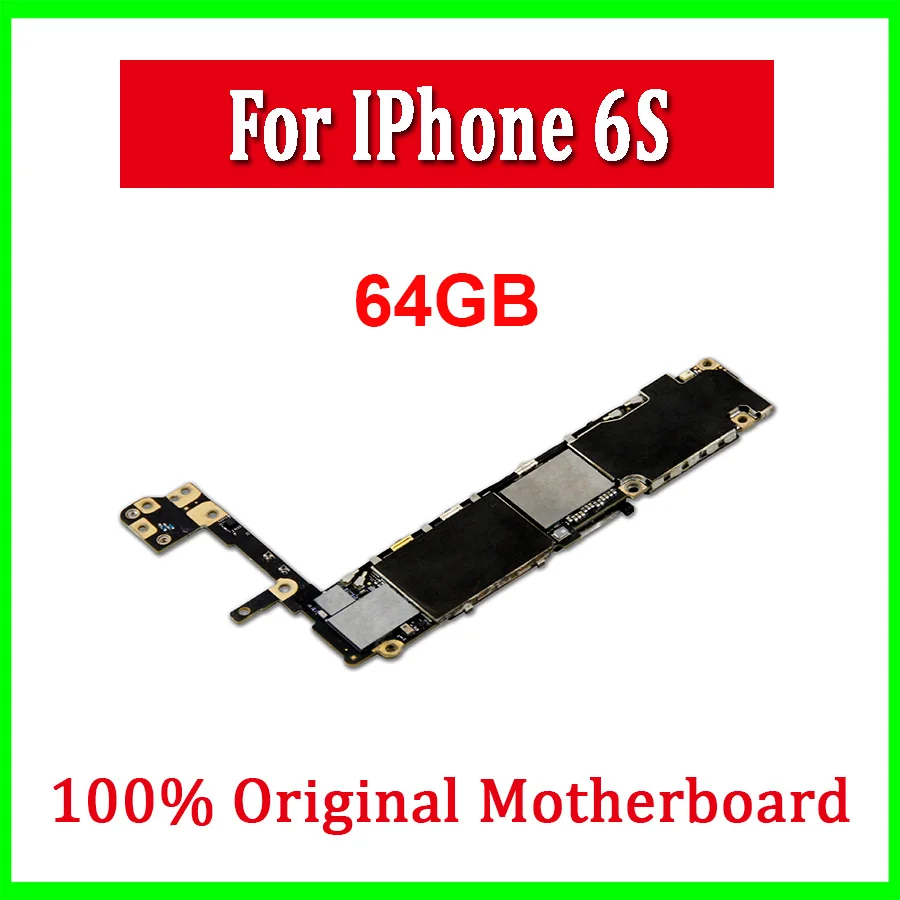 Original Unlocked For iPhone 6S Motherboard 64gb Logic Mainboard Without Touch ID With IOS Test Good Working | Мобильные телефоны и