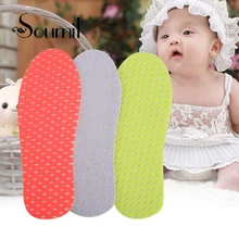 Soumit/3 пары детских повседневных дезодорантов, износостойкие стельки для ног, облегчающие давление, вставные стельки, забота о здоровье ног для детей