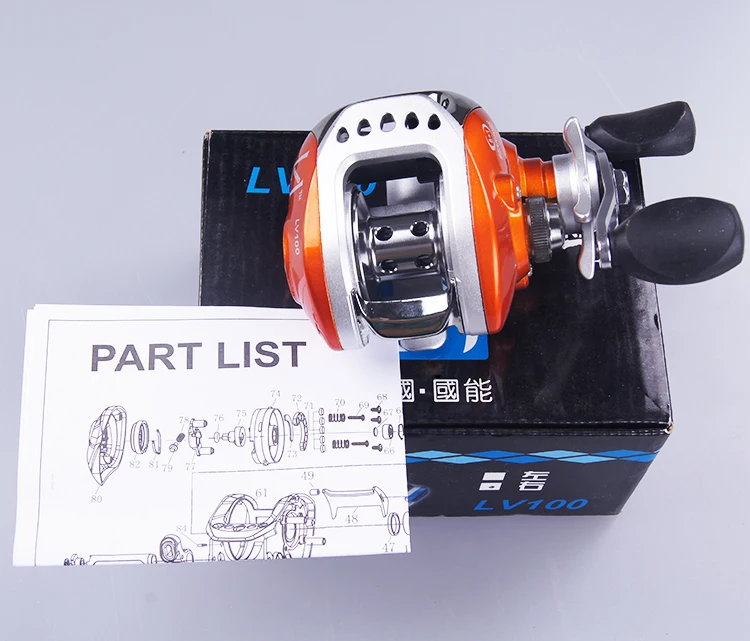 2015 New 8+1 Bearings 6.3:1 Fishing Reel 2 Control Systems