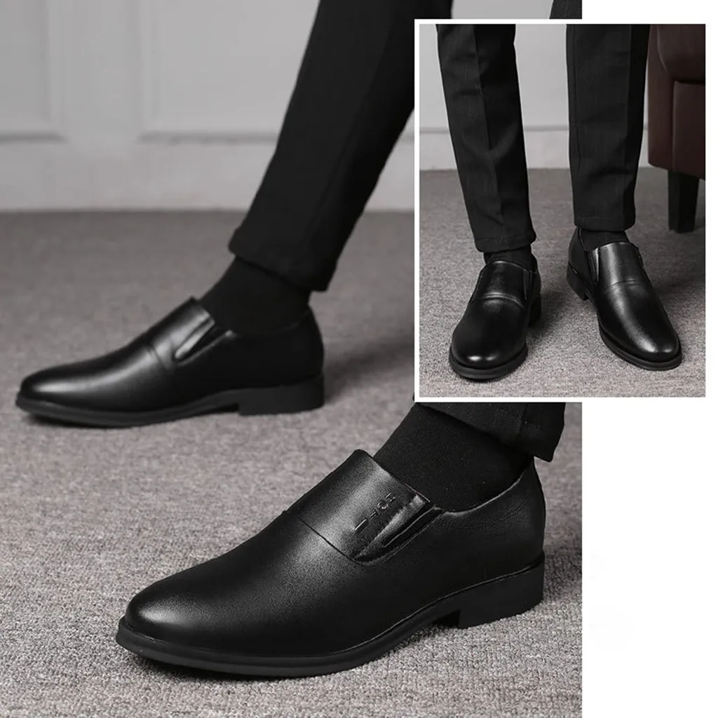 YOUYEDIAN/кожаные Мужские модельные туфли с острым носком; деловые свадебные туфли-оксфорды; официальная обувь; мужские дизайнерские кожаные туфли; мужские туфли;#527g40
