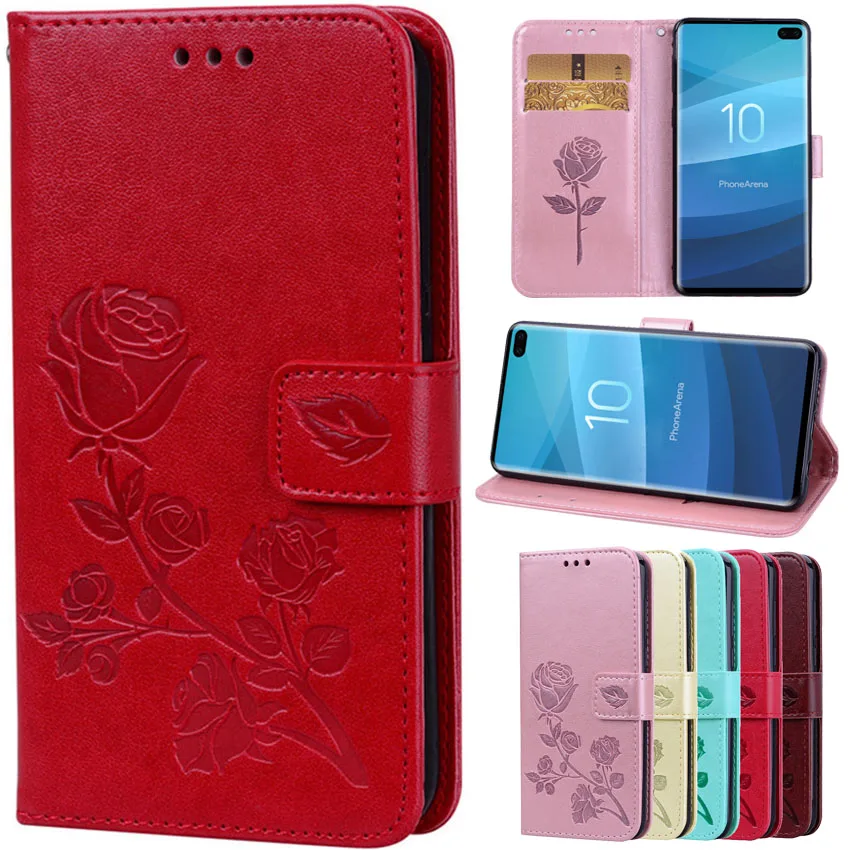 Кожаный чехол кошелек с откидной крышкой для SAMSUNG Galaxy S10 Plus S10e S9 S8 + S7Edge S3 4 5 S6 A6 A8 J2 J4