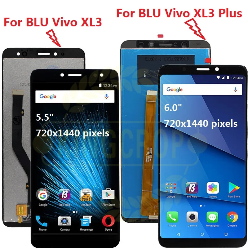 

original For BLU Vivo XL3 LCD V0250WW LCD Display Touch Screen Digitizer for Blu Vivo XL3 Plus lcd Replacement VivoXL3 plus