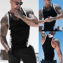 Zogaa бренд мужской хлопковый топ майки Модные Фитнес рубашки без рукавов для бодибилдинга майка для тренировки форма для гимнастики