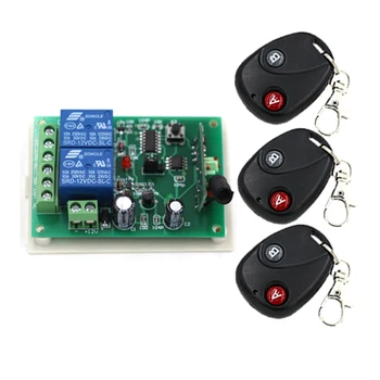 

2 Channel RF Transmitter Receiver Wireless Output Remote Control Switch 12V 315mhz Relay Controller Learning Code SKU: 5162
