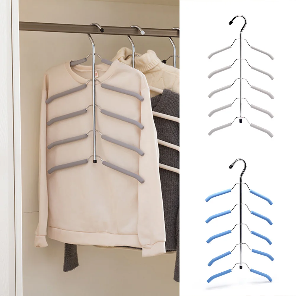 5 слойный гардероб для одежды многофункциональный нескользящий волшебный