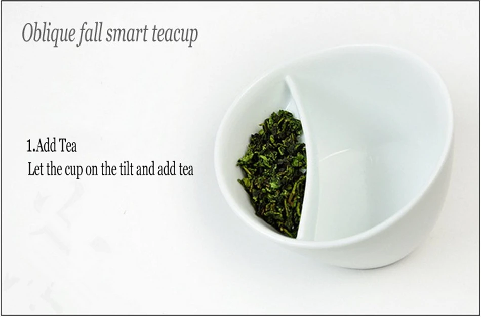 Креативный фильтр, чашка для чая, пластиковая наклонная чашка для чая, чаша для чая, персонализированная умная чашка для чая, наклонная чашка с заваркой, 250 мл