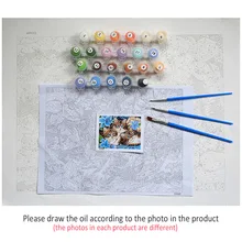 40*50 см фигурка танцора без рамы ручная роспись по номерам картина маслом домашний декор