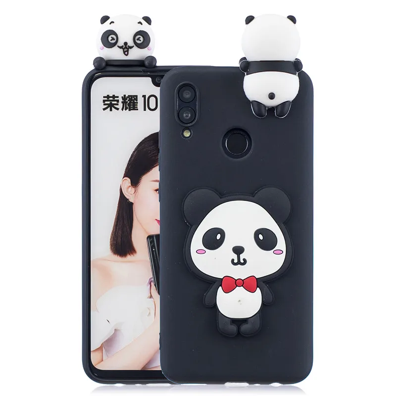 Huawei P Smart чехол для Coque huawei P Smart Psmart чехол 3D единорог кукла игрушки Мягкий силиконовый чехол для телефона s Etui - Цвет: G