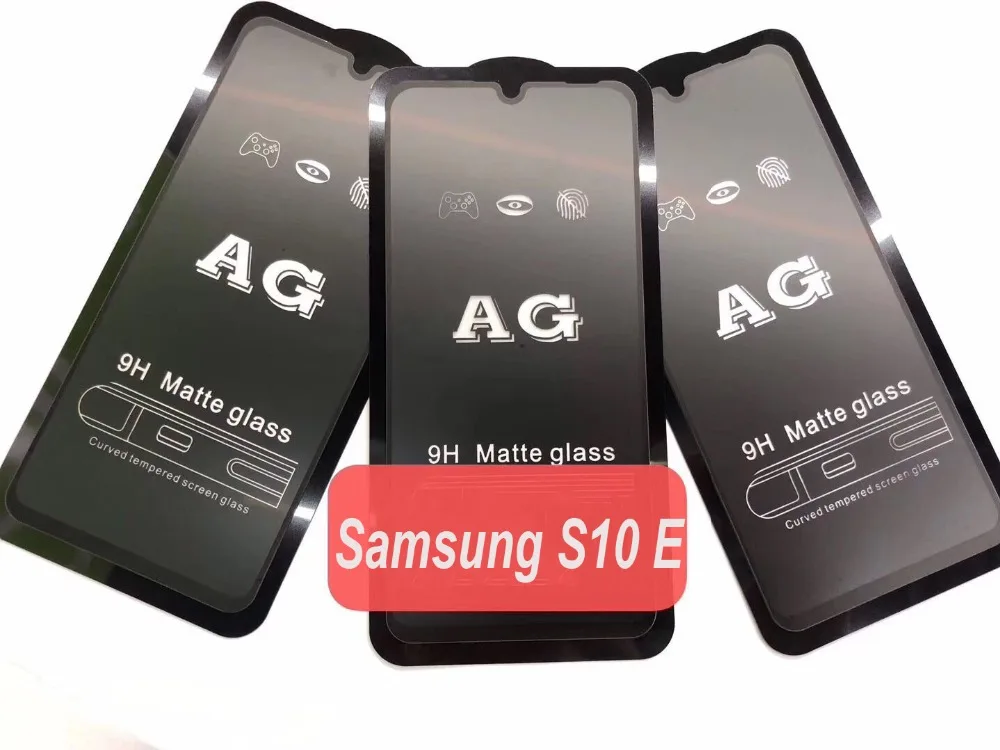 10 шт. AG матовое Премиум изогнутое закаленное стекло для samsung Galaxy S10 E A90 A70 A60 A50 A40 A30 A20 M20 M10 Защитная пленка для экрана