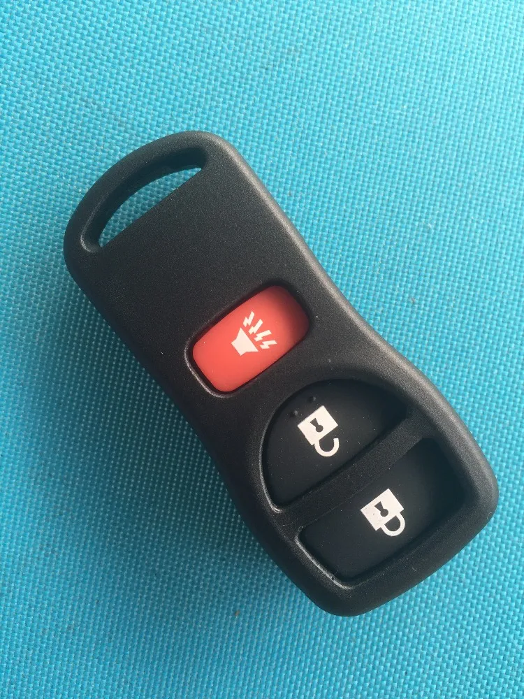

1pc 3 Button Car Remote key shell Fob For Nissan Tiida LIVINA X-Trail QASHQAI Paladin 2003 2004 2005 2006 2007 key case blank