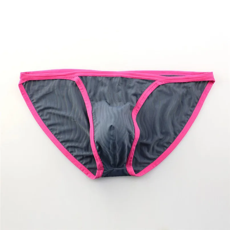  Mens Briefs Sexy Underwear Shorts Underpants Patchwork Nylon Briefs Panties Mens Triangle Swim Briefs #2h25 (21)