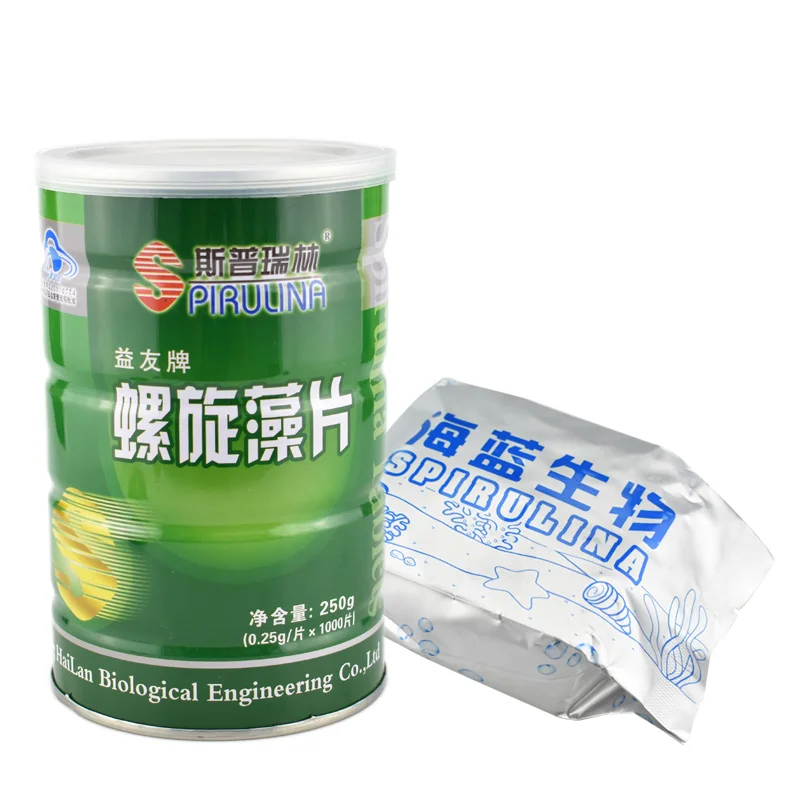 

100% blue Spirulina Natural No Pollution Anti-Fatigue Loss Weight Enhance-Immune Spirulina 250mg organic spirulina weight loss