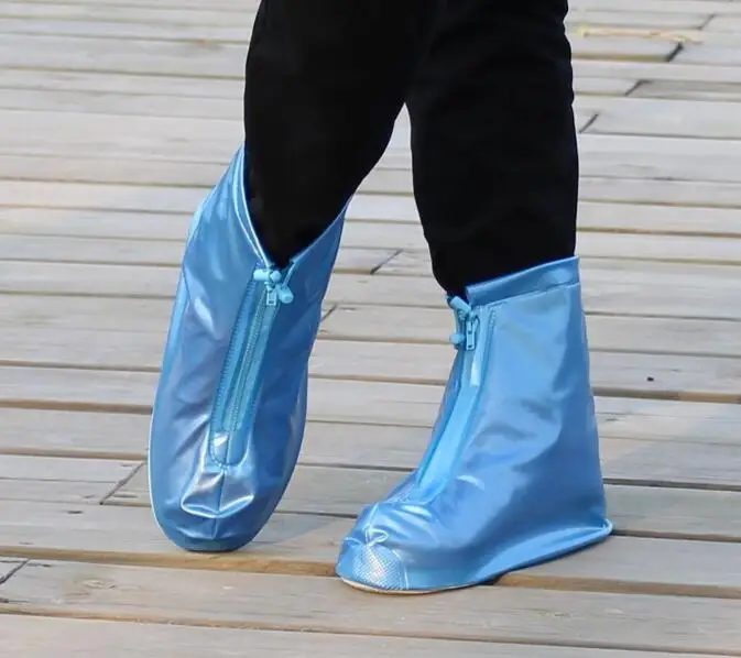 Высококачественные мужские и женские непромокаемые водонепроницаемые ботинки с закрытой пяткой туфли для многократного применения непромокаемые ботинки на толстой нескользящей платформе