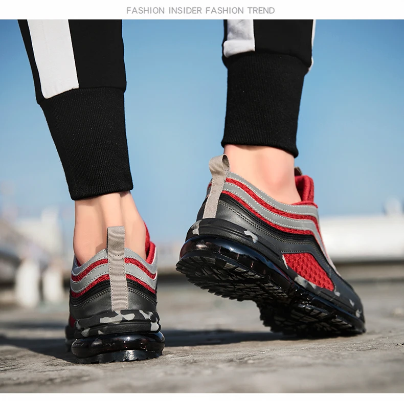 Лидер продаж; всесезонные дышащие уличные кроссовки для прогулок; обувь для бега; Мужская Удобная спортивная обувь на шнуровке; спортивные кроссовки
