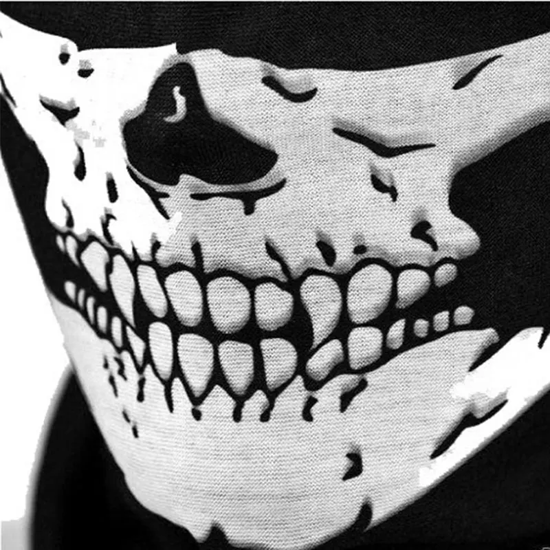 1 шт. SEEYULE новая мотоциклетная маска с черепом бандана велосипедный шарф мотоциклетная маска военные лыжные головные уборы на шею Хэллоуин